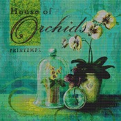 House Of Orchids Cross Stitch Pattern