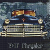 1947 Chrysler Cross Stitch Pattern