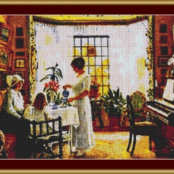 Afternoon Tea Cross Stitch Pattern