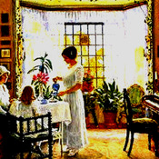 Afternoon Tea Cross Stitch Pattern