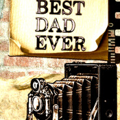 Best Dad Ever Cross Stitch Pattern