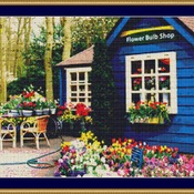 Flower Bulb Shop Cross Stitch Pattern