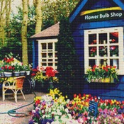 Flower Bulb Shop Cross Stitch Pattern