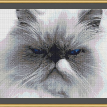 Old Blue Eyes Cross Stitch Pattern