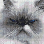 Old Blue Eyes Cross Stitch Pattern