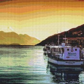 Serene Queenstown Cross Stitch Pattern