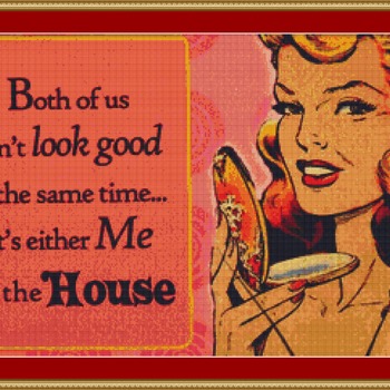 Vintage Sign Cross Stitch Pattern