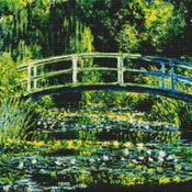 Water Lily Pond Cross Stitch Pattern