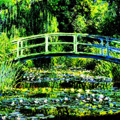 Water Lily Pond Cross Stitch Pattern