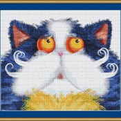 Cute Cat Cross Stitch Pattern