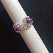 Handmade Pearl Eight Shape Ring Jewellery