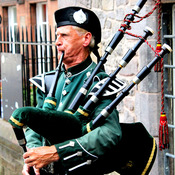 Bagpipes Cross Stitch Pattern