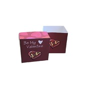 Be My Valentine Gift Box Paper Craft Template PDF Instant Download