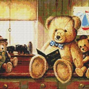 Bear Stories Cross Stitch Pattern