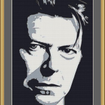 Bowie Cross Stitch Pattern