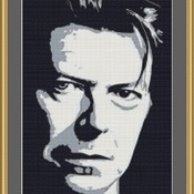 Bowie Cross Stitch Pattern