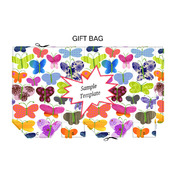 Butterflies Gift Bag Template PDF Instant Download