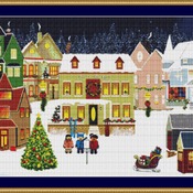 Carol Singers Cross Stitch Pattern