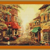 Charlie's Cafe Cross Stitch Pattern