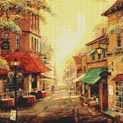 Charlie's Cafe Cross Stitch Pattern