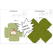Christmas Elf Gift Box Template PDF Instant Download