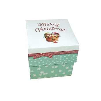 Christmas Hug Paper Craft Gift Box Template PDF Instant Download