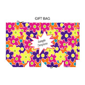Colorful Flowers Gift Bag Template PDF Instant Download
