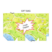 Country Roads Gift Bag Template PDF Instant Download