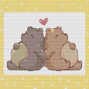 Cute Bears Cross Stitch Pattern