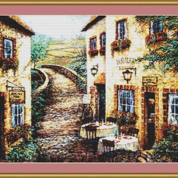 Hamlet Square Cross Stitch Pattern