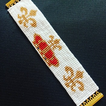 Handmade Fleur De Lis Crown Bracelet Jewellery