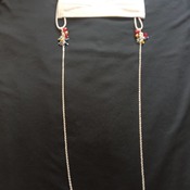 Handmade Rainbow Colourful Glasses Chain Facemask Chain Jewellery