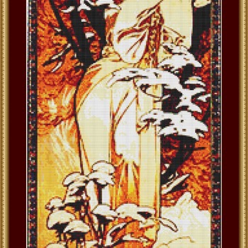 Hiver Cross Stitch Pattern