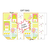 Home Sweet Home Gift Bag Template PDF Instant Download