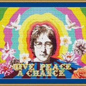 John Lennon Cross Stitch Pattern