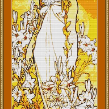 Lily Cross Stitch Pattern