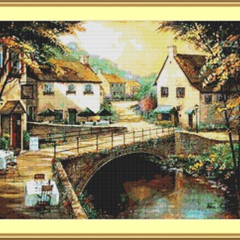 Micheal's Pub And Grill Cross Stitch Pattern