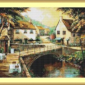 Micheal's Pub And Grill Cross Stitch Pattern