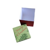Pine Cones Merry Christmas Paper Craft Gift Box Template