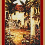 Romantic Shadows Cross Stitch Pattern