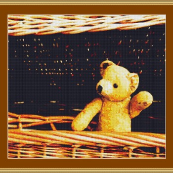 Teddy Bear Cross Stitch Pattern