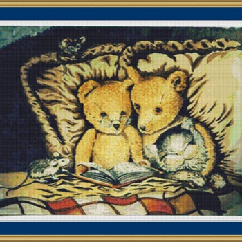 Telling A Story Cross Stitch Pattern