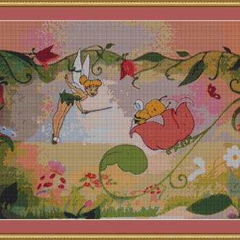 Tinkerbell Cross Stitch Pattern