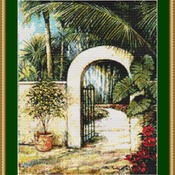 Tranquil Garden II Cross Stitch Pattern