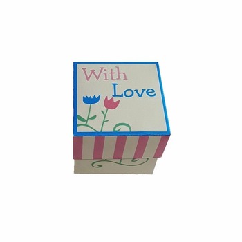 Tulips With Love Gift Box Template PDF Instant Download