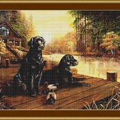 Waiting Cross Stitch Pattern