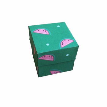 Watermelon Gift Box Template PDF Paper Craft Instant Download
