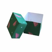 Watermelon Gift Box Template PDF Paper Craft Instant Download