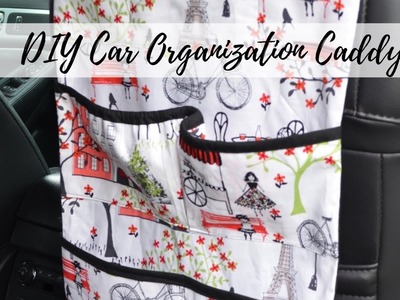 Car Organization Caddy. How to Make a Car Organizer. DIY Organizer