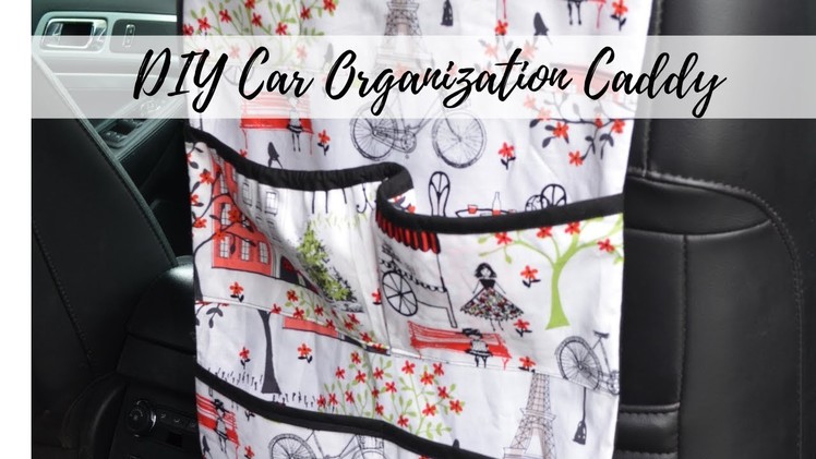 Car Organization Caddy. How to Make a Car Organizer. DIY Organizer
